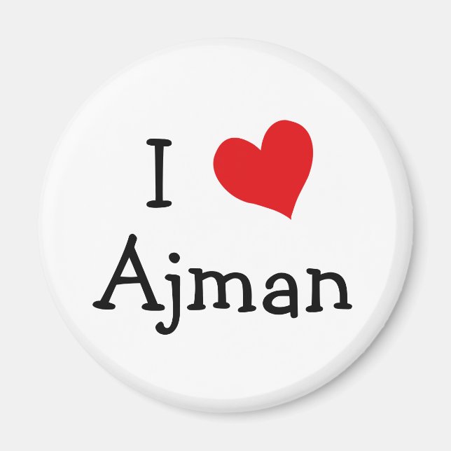 Íman Eu Amo Ajman (Frente)