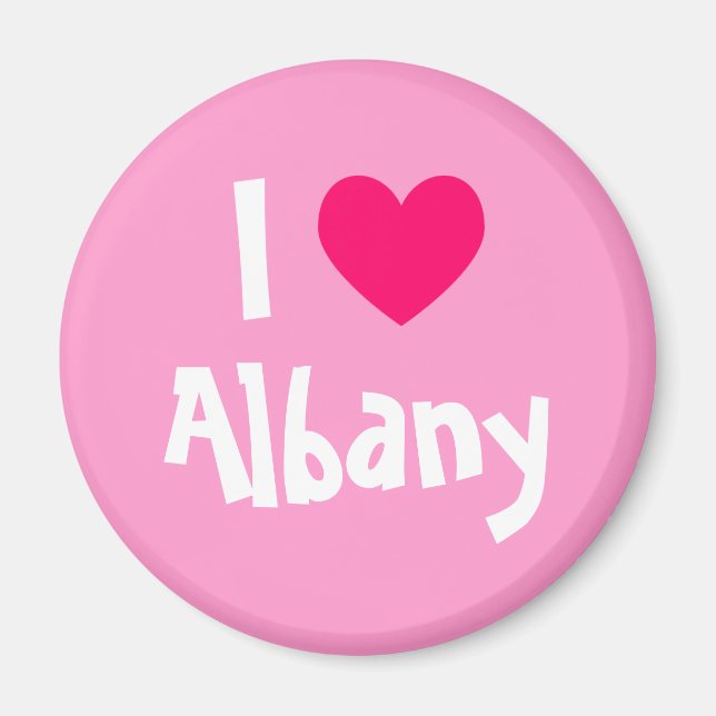 Íman Eu Amo Albany (Frente)