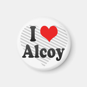 Íman Eu amo Alcoy, espanha