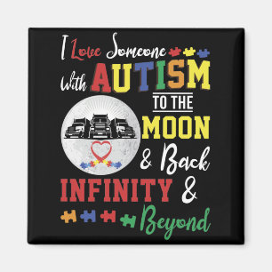 Íman Eu Amo Alguém Com Autismo À Lua E De Volta