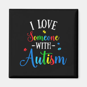 Íman Eu Amo Alguém Com Autismo Sensibilização Homens Mu