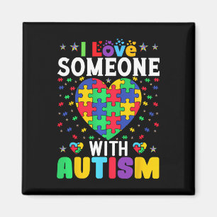Íman Eu Amo Alguém Com Consciência do Autismo Homens Mu