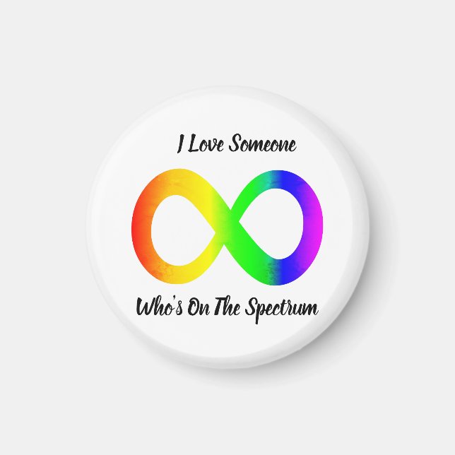 Íman Eu Amo Alguém no Espectro ASD Ímã  (Frente)