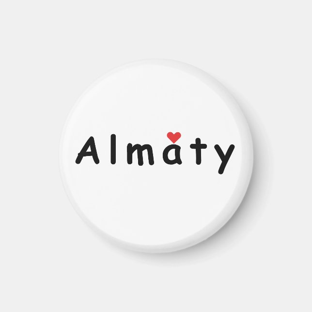 Íman Eu amo Almaty (Frente)