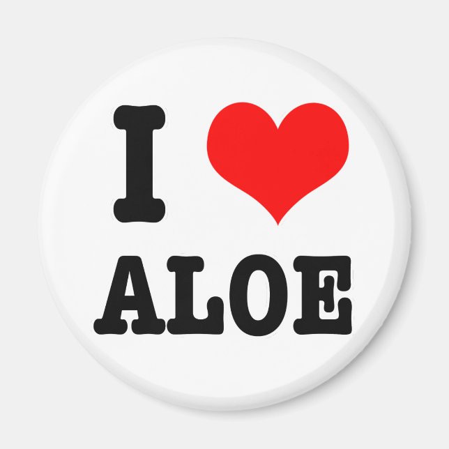 ÍMAN EU AMO ALOE (Frente)