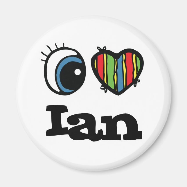 Íman Eu Amo (Amo) Ian (Frente)