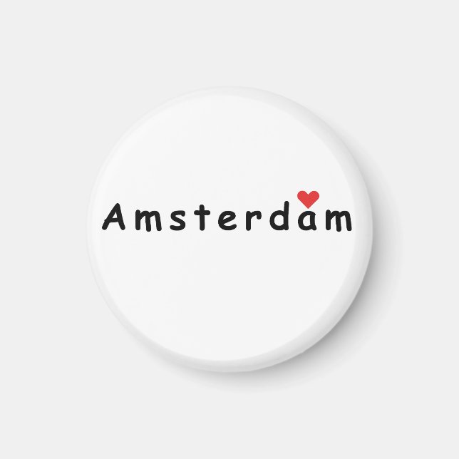Íman Eu amo Amsterdã (Frente)