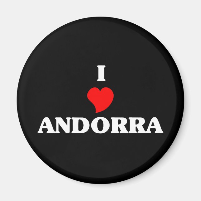 Íman Eu amo Andorra (Frente)