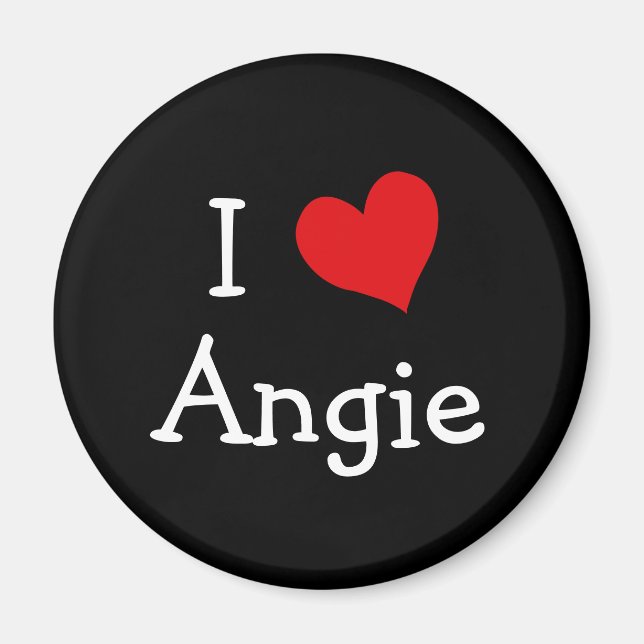 Íman Eu Amo Angie (Frente)