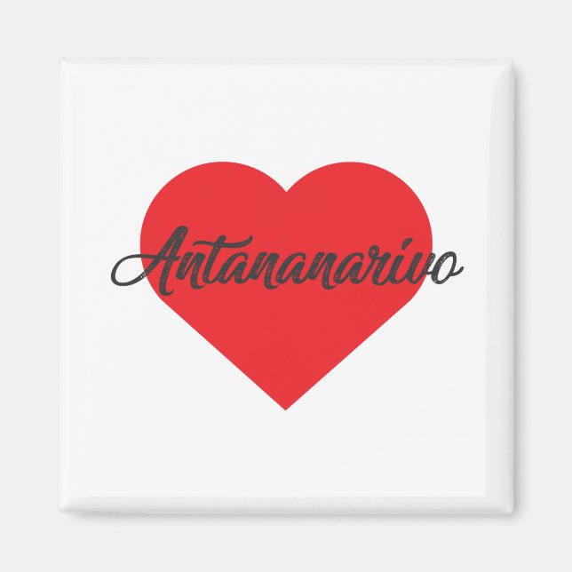 Íman Eu amo Antananarivo - Madagascar (Frente)
