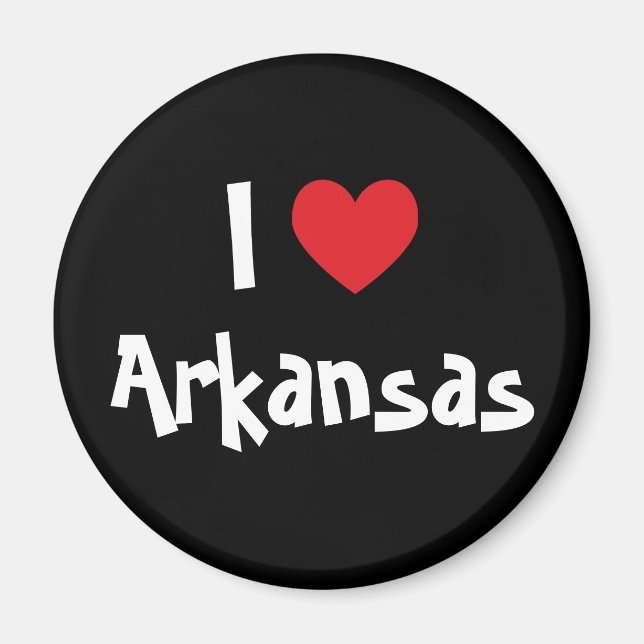 Íman Eu amo Arkansas (Frente)