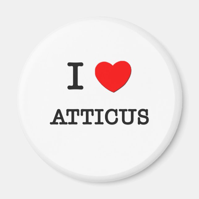 Íman Eu Amo Atticus (Frente)
