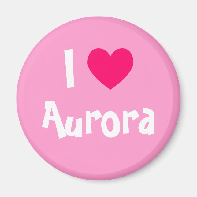 Íman Eu Amo Aurora (Frente)