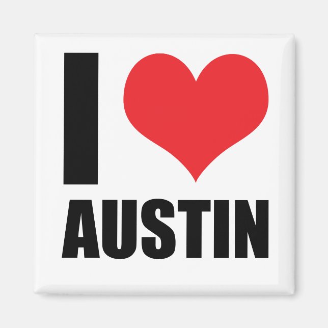 Íman Eu amo Austin (Frente)