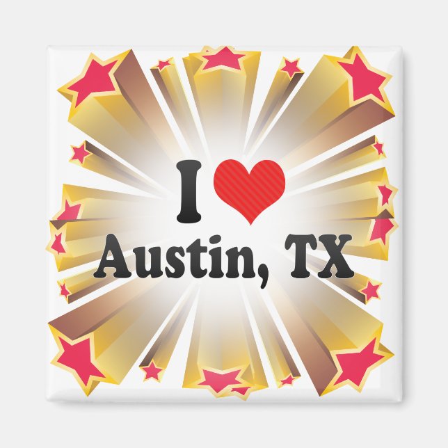 Íman Eu Amo Austin, TX (Frente)