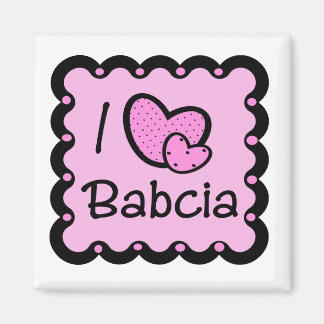 Íman Eu Amo Babcia Cute T-Shirt