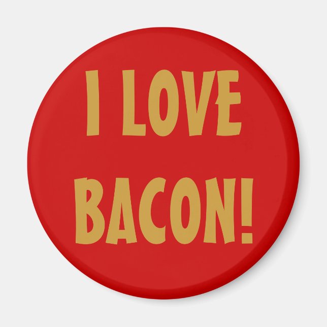 ÍMAN EU AMO BACON! (Frente)
