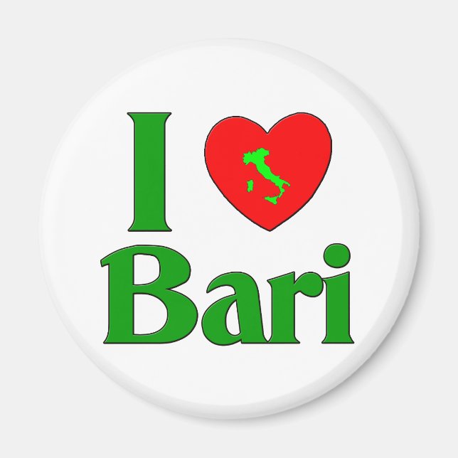 Íman Eu Amo Bari Itália (Frente)
