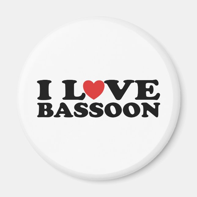 Íman Eu Amo Bassoon (Frente)
