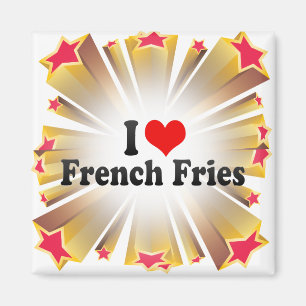 Íman Eu amo batatas fritas