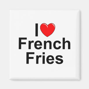 Íman Eu amo batatas fritas (do coração)