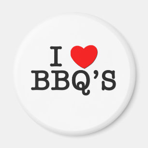 Íman Eu amo BBQ (a comida)