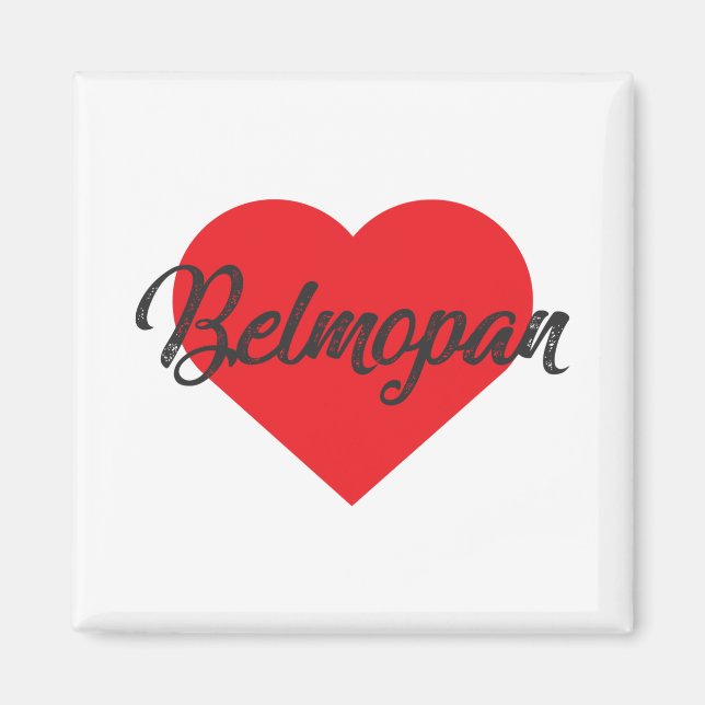 Íman Eu Amo Belmopan - Belize (Frente)