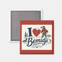 Eu Amo Bemidji Minnesota Fofo Paul Bunyan