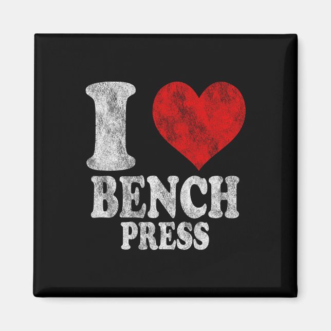 Íman Eu Amo Bench Press Vintage 1 (Frente)
