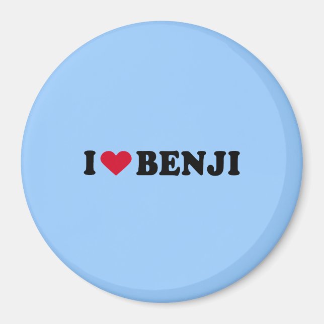 ÍMAN EU AMO BENJI (Frente)