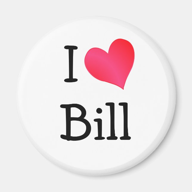 Íman Eu Amo Bill (Frente)