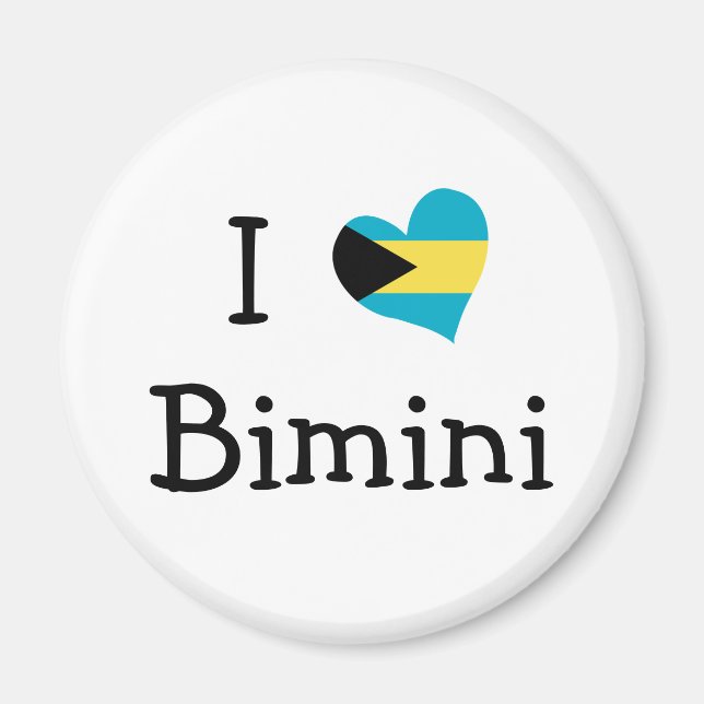 Íman Eu Amo Bimini (Frente)
