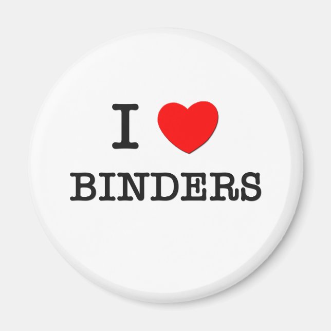 Íman Eu Amo Binders (Frente)