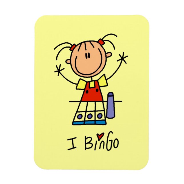 Íman Eu Amo Bingo (Vertical)