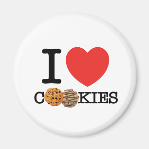 Íman Eu amo biscoitos