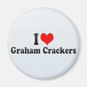 Íman Eu amo biscoitos de Graham