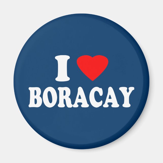 Íman Eu Amo Boracay (Frente)