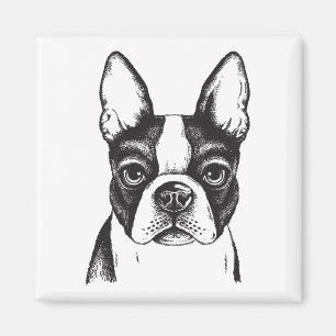 Íman Eu amo Boston Terriers