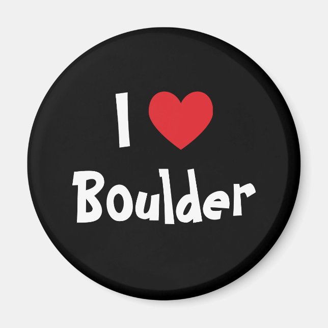 Íman Eu Amo Boulder (Frente)