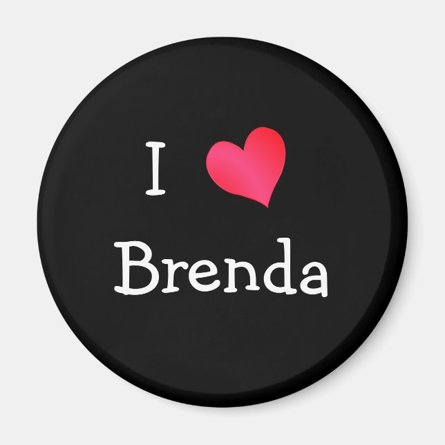 Íman Eu Amo Brenda (Frente)