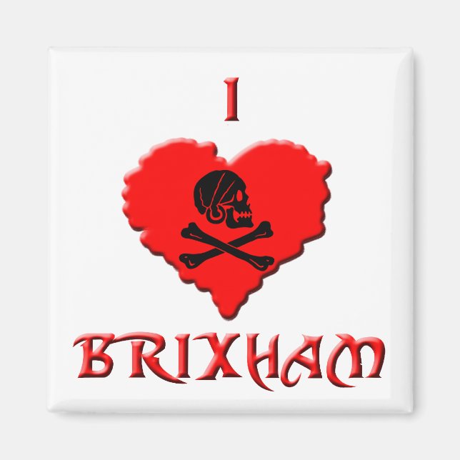 Íman Eu Amo Brixham (Frente)