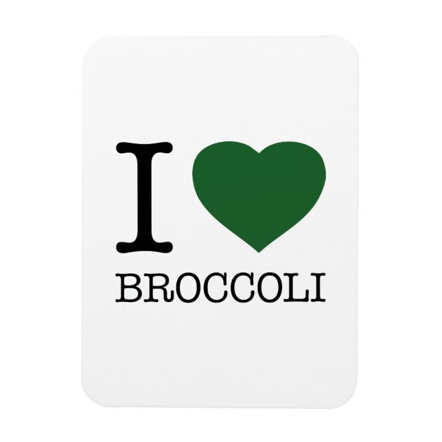 ÍMAN  EU AMO BROCCOLI (Vertical)
