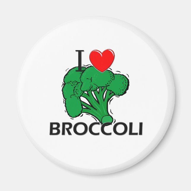 Íman Eu Amo Broccoli (Frente)
