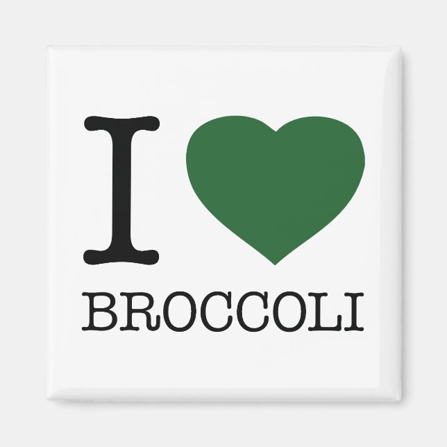 ÍMAN EU AMO BROCCOLI (Frente)