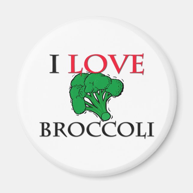 Íman Eu Amo Broccoli (Frente)