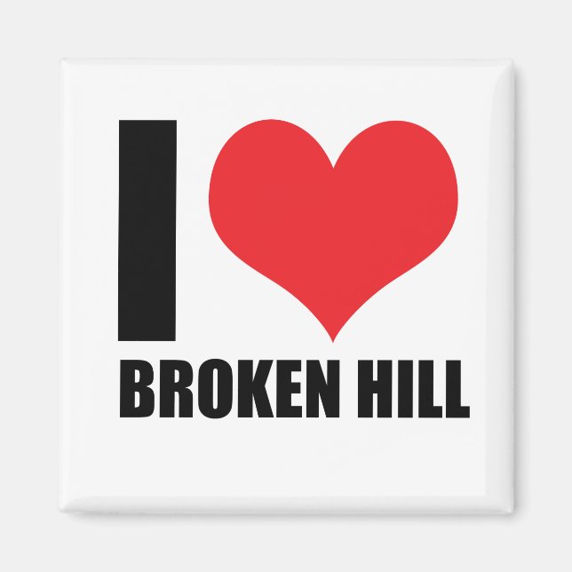 Íman Eu amo Broken Hill (Frente)
