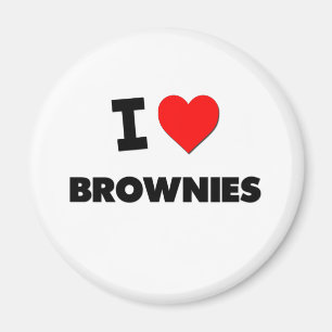 Íman Eu amo brownies (a comida)