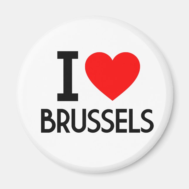 Íman Eu amo Bruxelas (Frente)