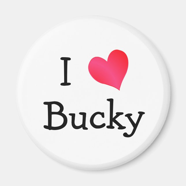 Íman Eu Amo Bucky (Frente)