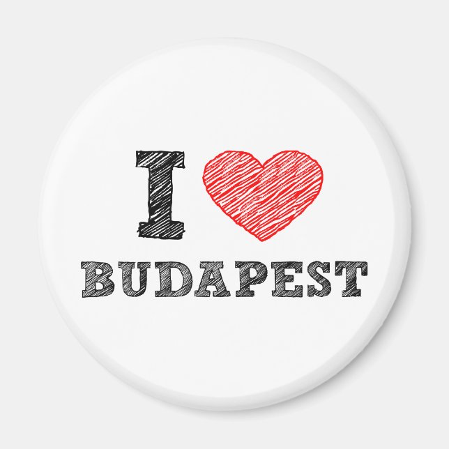 Íman Eu Amo Budapest (Frente)